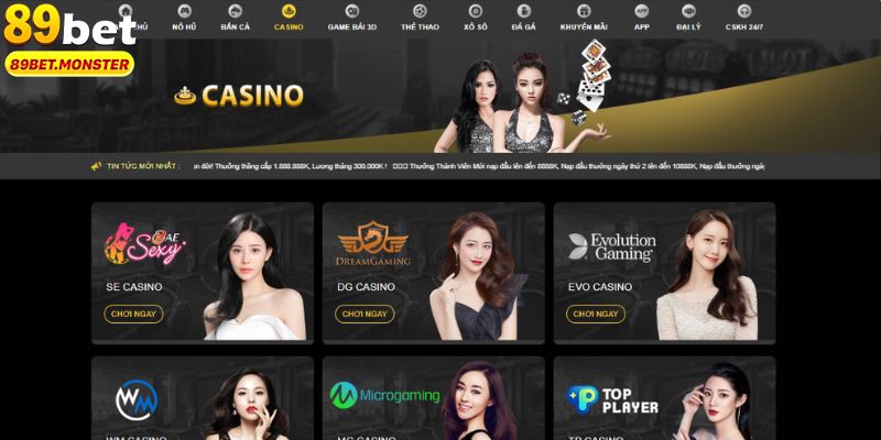 Đặc điểm nổi bật 89Bet