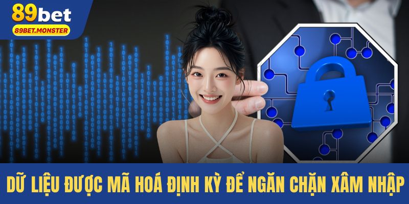 Dữ liệu được mã hoá định kỳ để ngăn chặn xâm nhập